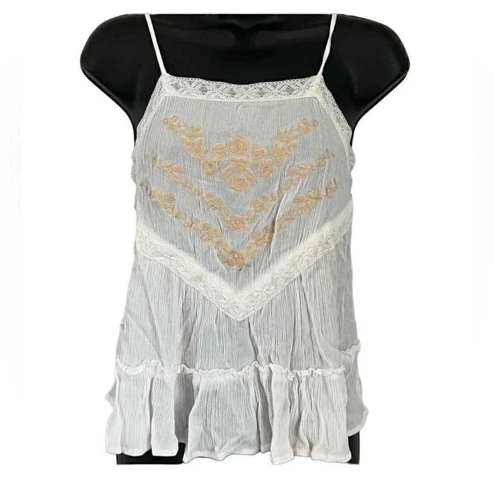 MI Ami Sleeveless Camisole Small White - Picture 1 of 5